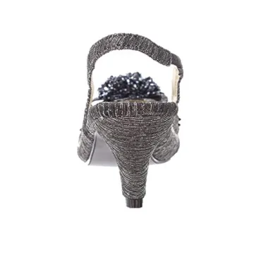 Elegant Slingback Low Heel Pumps for Women - Black