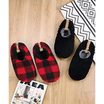 Panda Bros Soft Warm Slipper Socks with Non-Slip Grip