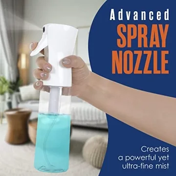 Houseables Continuous Spray Water Bottle Set of 3 - 12oz Mister