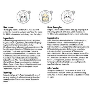 Celavi 12-Pack Essence Sheet Masks for Moisturizing