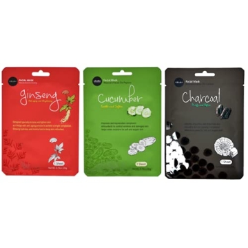 Celavi 12-Pack Essence Sheet Masks for Moisturizing