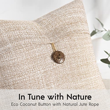 Phantoscope Vintage Farmhouse Throw Pillow Covers 18x18