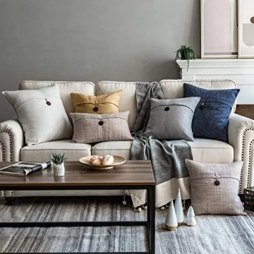 Phantoscope Vintage Farmhouse Throw Pillow Covers 18x18