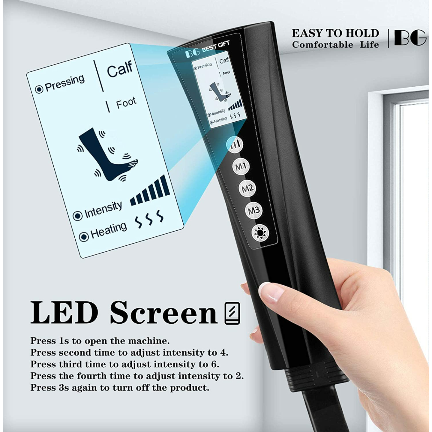 Compression Leg Massager for Circulation & Fatigue
