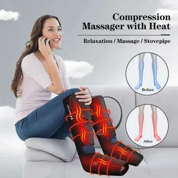 Compression Leg Massager for Circulation & Fatigue