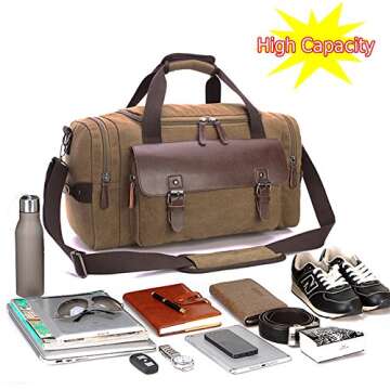 Duffle Multifunctional Duffel with High Quality Weekend Overlight Bags for Travel