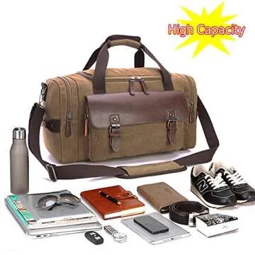 Duffle Multifunctional Duffel with High Quality Weekend Overlight Bags for Travel