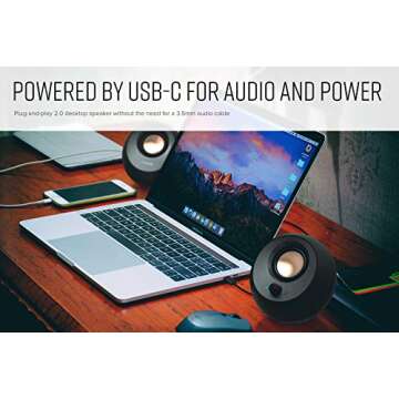 Creative Pebble V3 USB-C Speakers for Home & Office