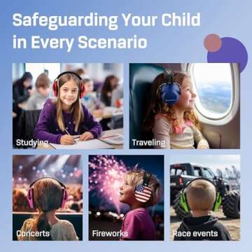 Vanderfields Kids Noise-Canceling Headphones for Ages 3-16