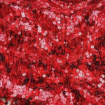 Shimmering Sequins Tassel Skirts Shorts for Parties