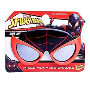 Spider-Man Miles Morales Sunglasses for Kids - UV400 Protection