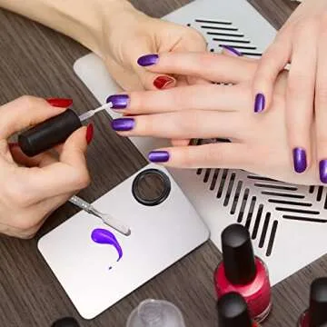 2 in 1 Stainless Steel Makeup Mixing Palette Set