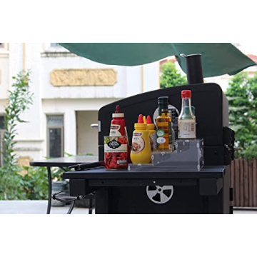 Evron Clear Acrylic Spice Rack Organizer 3 Tier Space Saver