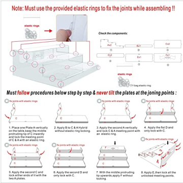 Evron Clear Acrylic Spice Rack Organizer 3 Tier Space Saver