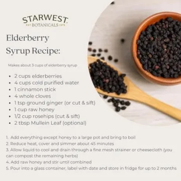 Starwest Botanicals Whole Elderberries for Health Benefits