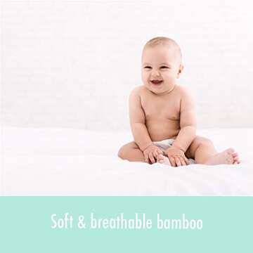 Andy Pandy Bamboo Disposable Diapers Small, 8-16 lbs (3-8 kg), 108 Count