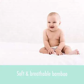 Andy Pandy Bamboo Disposable Diapers Small, 8-16 lbs (3-8 kg), 108 Count