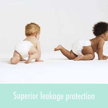 Andy Pandy Bamboo Disposable Diapers Small, 8-16 lbs (3-8 kg), 108 Count