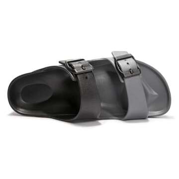 FUNKYMONKEY Women's Adjustable Comfort Slides Sandals