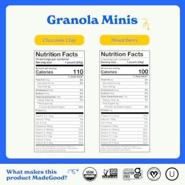 MadeGood Gluten Free Granola Mini Pouches 28 Count