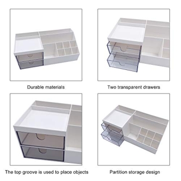 Marknor Cosmetic Makeup Organizer - Stylish & Versatile Storage