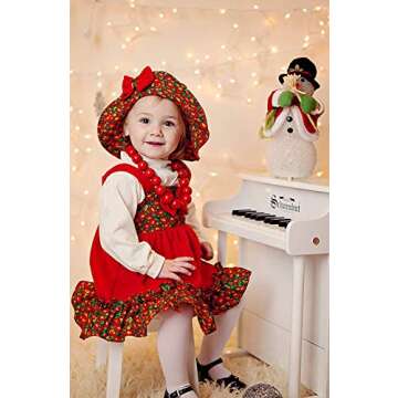 Schoenhut White 25 Key Traditional Spinet with Bench