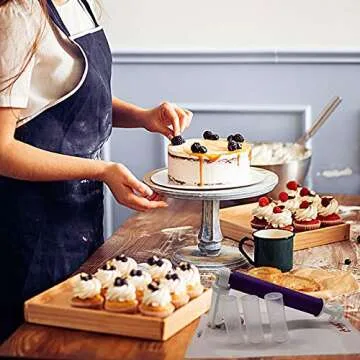 YOMIQIU Manual Cake Decorating Airbrush with 4 Tubes