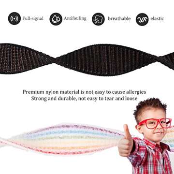 2 Pack Wristband for Airtag Kids, GPS Bracelet for kids Compatible with Apple Air Tag, Nylon Watch B...