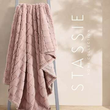 Stassie Faux Fur Throw Blanket – Cozy & Luxury Comfort