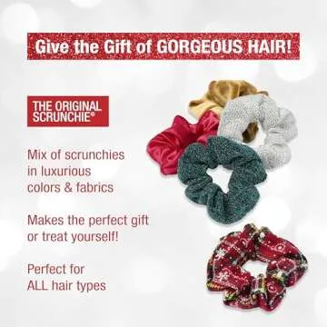 Scunci Star Gift Box - 5pk Trendy Scrunchies