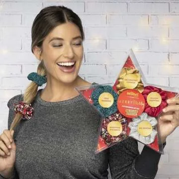 Scunci Star Gift Box - 5pk Trendy Scrunchies