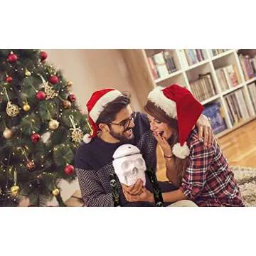 KIISY Skull Purses Handbags For Women Shoulder Bag,Skull Crossbody Purse Gothic Bag Purses Holiday Party Gift (Black)