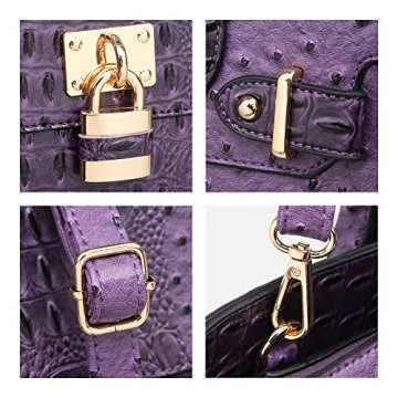 Dasein Stylish Vegan Leather Handbag with Wallet