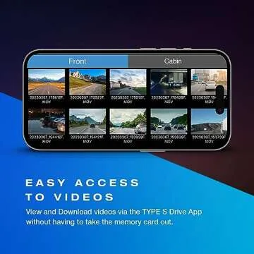 Type S S402 PRO Dual-Channel Dash Cam | 4K & 2K Recording