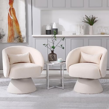 KIVENJAJA Stylish & Comfortable Swivel Chairs Set of 2