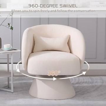 KIVENJAJA Stylish & Comfortable Swivel Chairs Set of 2