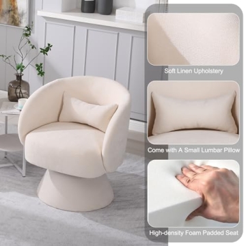 KIVENJAJA Stylish & Comfortable Swivel Chairs Set of 2