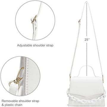 Trendy CATMICOO Mini Purse with Detachable Chain for Women