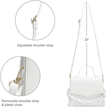 Trendy CATMICOO Mini Purse with Detachable Chain for Women