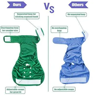 Wegreeco Washable Female Dog Diapers Pack of 3