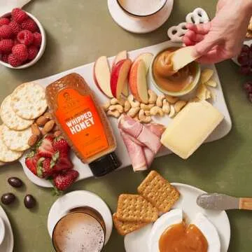 Nate's Whipped Honey, 100% Pure & Spreadable Honey, 16 Ounces