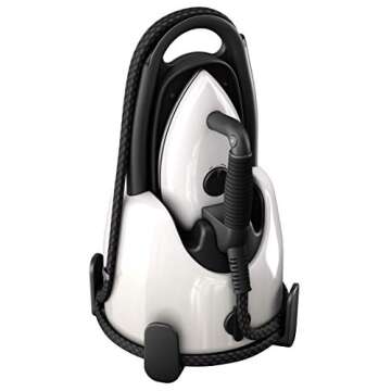Laurastar Lift White Steam Iron: 3in1 Iron, Steamer and Textile Purifier Continuous Steam Pressure