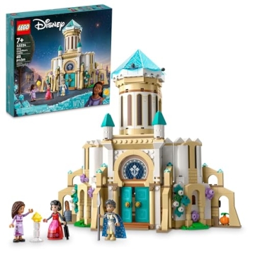 LEGO Disney Wish: King Magnifico’s Castle 43224 Building Toy Set, Perfect for Ages 7 and Up to Exp...