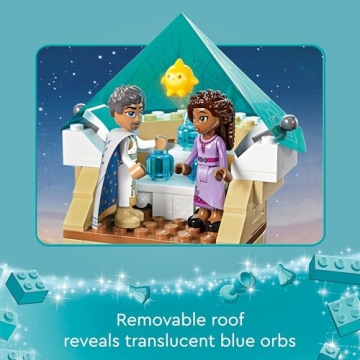 LEGO Disney King Magnifico’s Castle Building Set for Kids