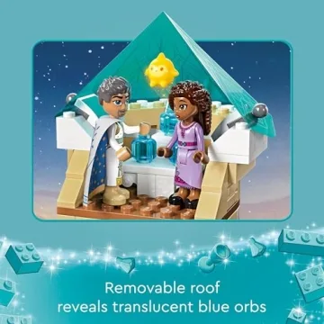 LEGO Disney King Magnifico’s Castle Building Set for Kids