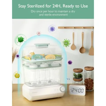 Momcozy 3 Layers Bottle Sterilizer & Dryer