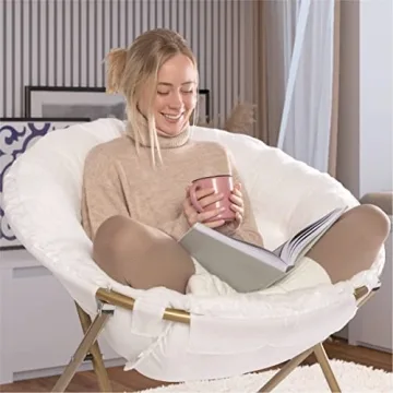 Milliard Saucer Chair - Extra Large Faux Fur Comfort