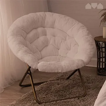 Milliard Saucer Chair - Extra Large Faux Fur Comfort