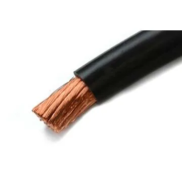 TEMCo INDUSTRIAL WC0120-50 ft 4 Gauge AWG Welding Lead & Car Battery Cable Copper Wire Black | Made in USA