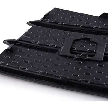 Compatible for Ford Escape 2013 2014 2015 2016 Front Lower Bumper Grill Inserts Fog Light Hole Grille Cover Set of Two Left Driver + Right Passenger Side Pair FO1038124 FO1039124